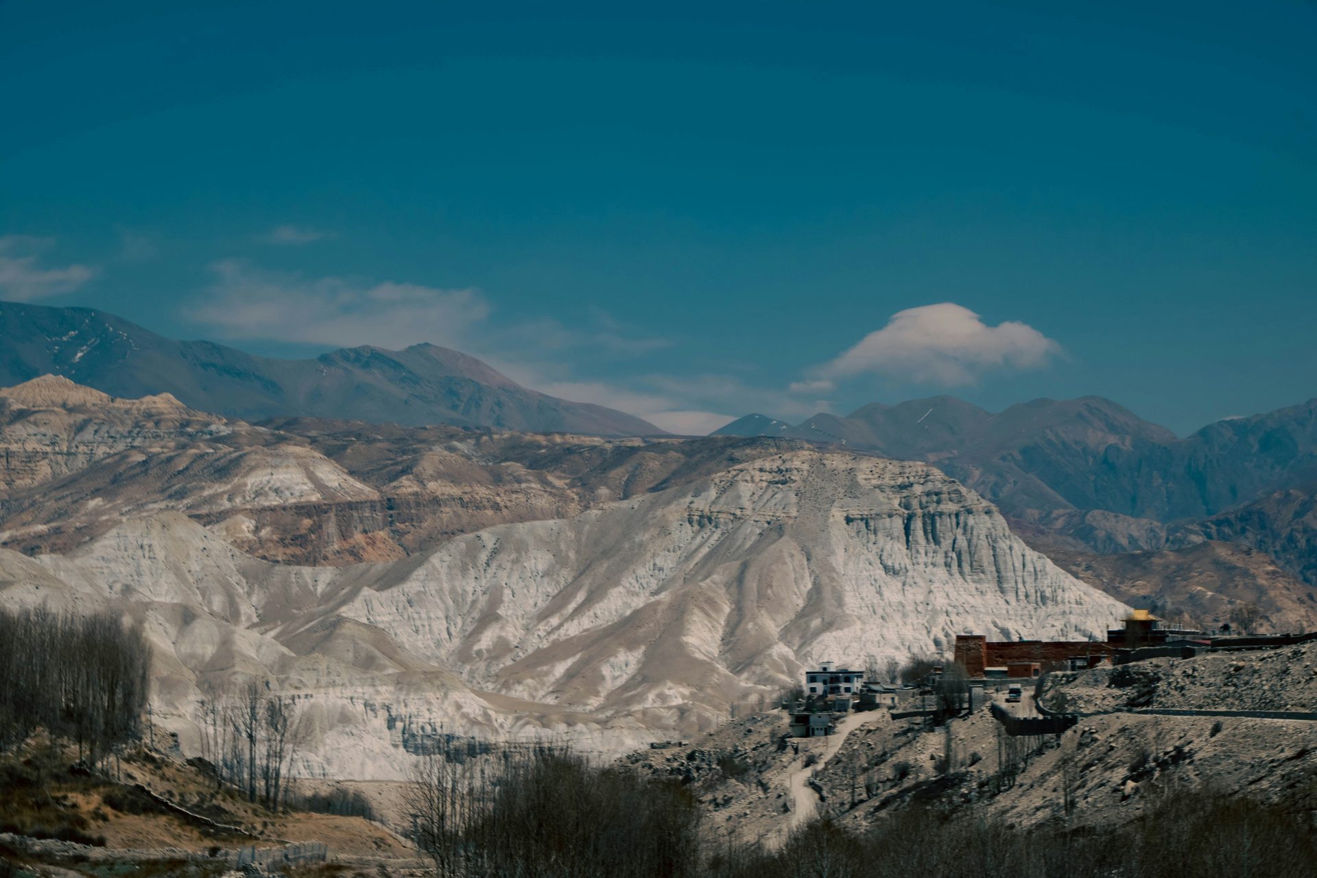 Tibetan plateau landscape