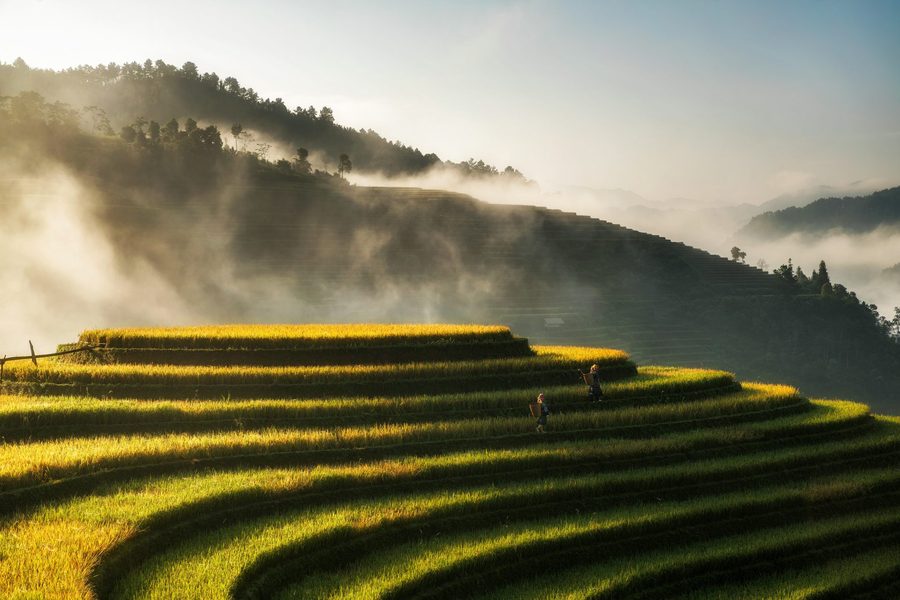 Yunnan highlands and karst river scenery